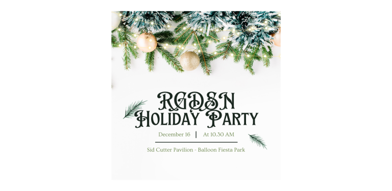 RGDSN Holiday Party Banner