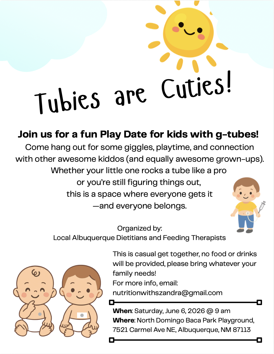 Play date for kids with G-Tubes